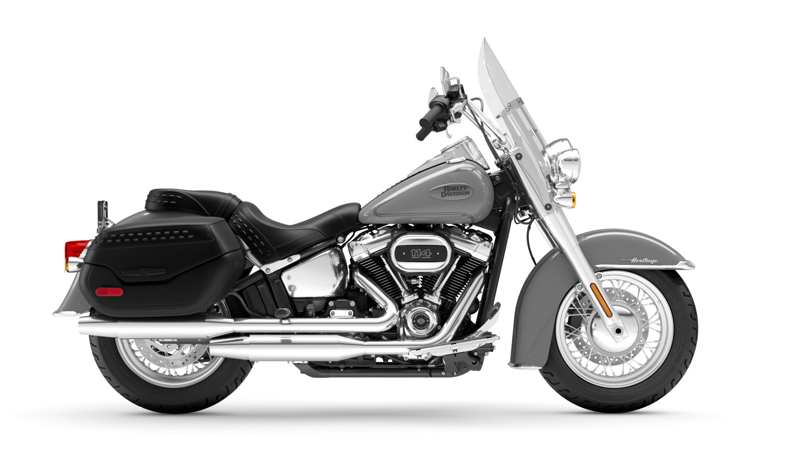 Harley Davidson Heritage Classic - Billiard Gray - Chrome Finish