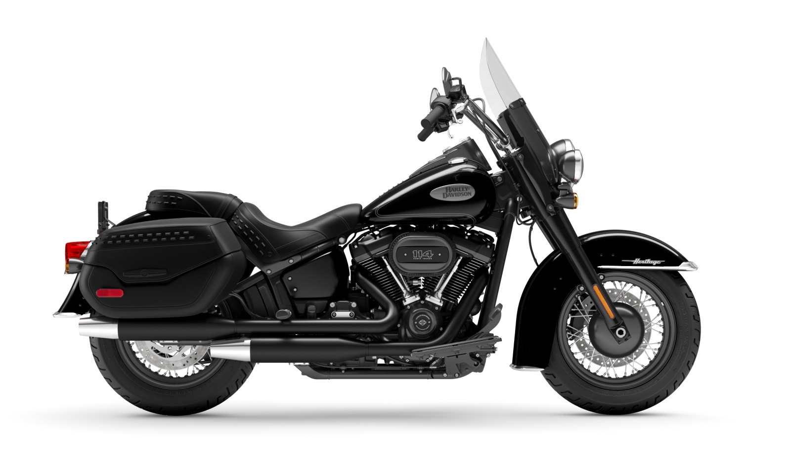 Harley Davidson Heritage Classic - Vivid Black - Black Finish