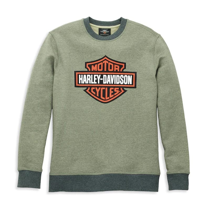 Men's Bar and Shield Graphic Pullover