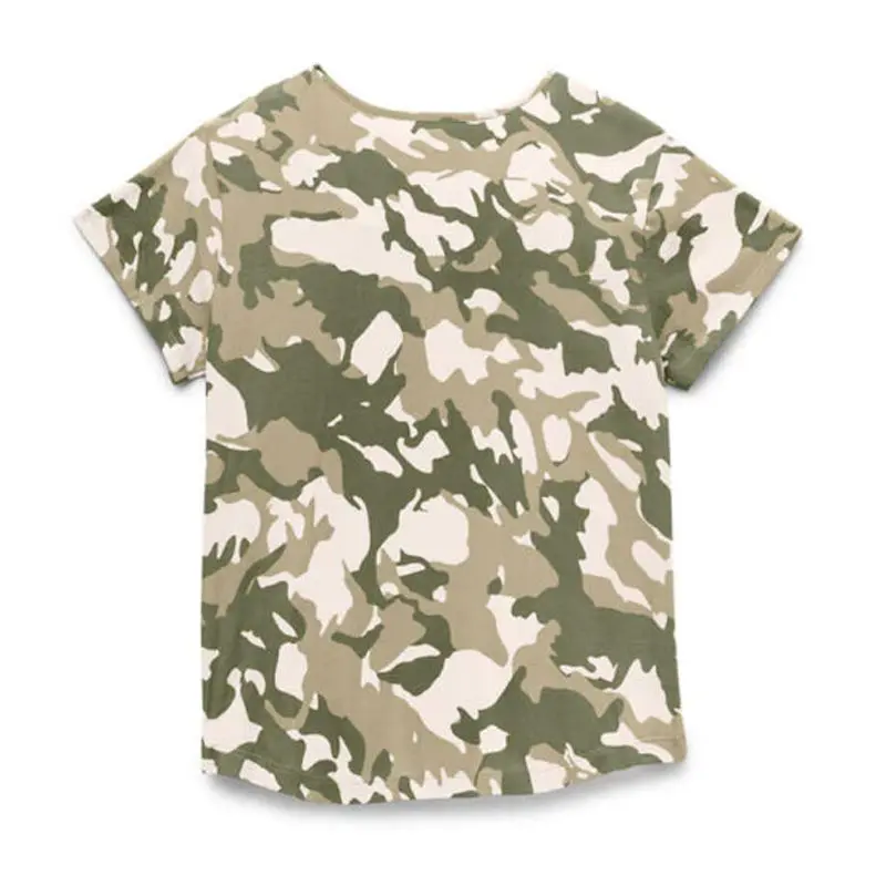 Women's Salute Camouflage V-Neck Tee