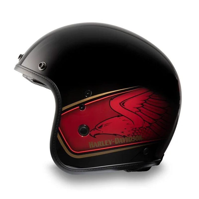 120th Anniversary Eagle H-D X14 Sun Shield 3/4 Helmet
