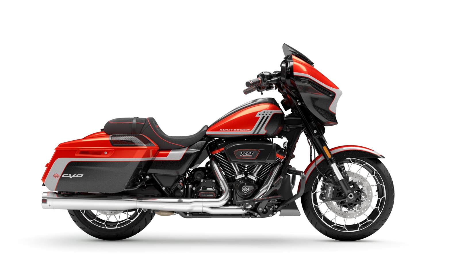 Harley Davidson CVO™ Street Glide™ - Legendary Orange - Chrome Finish